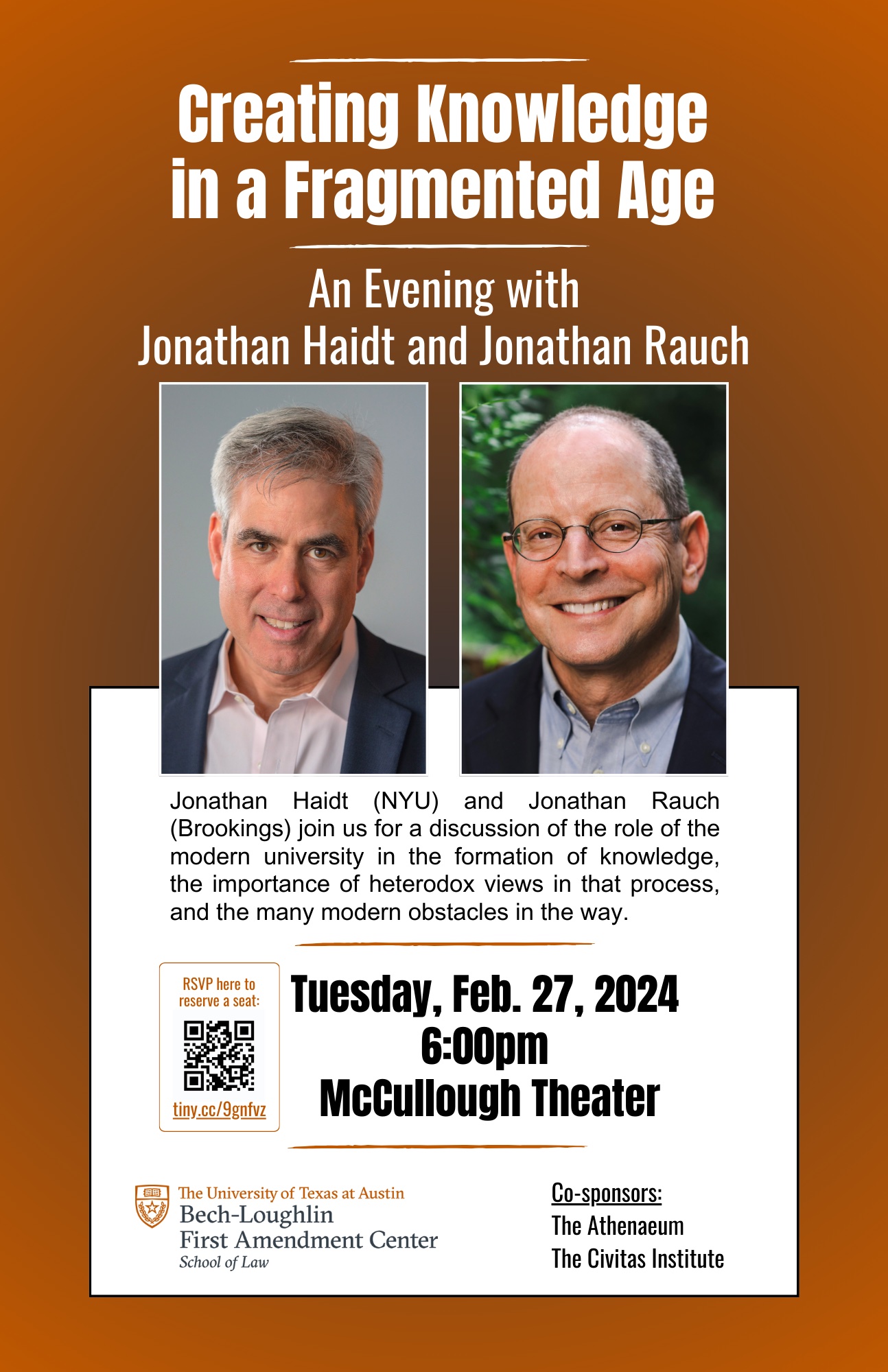 Jonathan Haidt and Jonathan Rauch